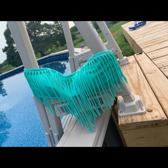 Fringe Bandeau Bikini Top - Picture 3 of 9